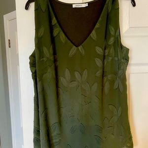 Beautiful rich jade tank with sheer front